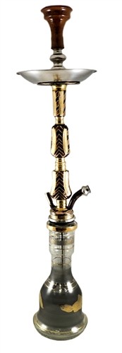 HK-KM2666 Khalil Maamoon Hookah 33" tall 1 hose