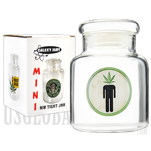 JAR-5-11 3.5" Mini Air Tight Jar by Galaxy Jars - Weedhead