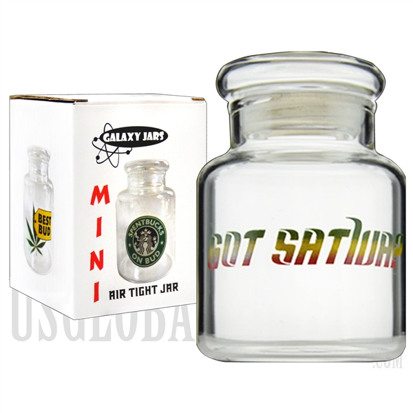 JAR-5-6 3.5" Mini Air Tight Jar by Galaxy Jars - Got Sativa?