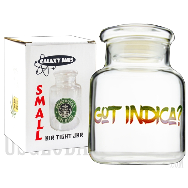 JAR-6-5 3.75" Small Air Tight Jar by Galaxy Jars - Got Indica?