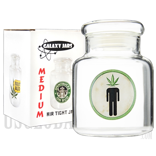 JAR-7-11 4" Medium Air Tight Jar by Galaxy Jars - Weedhead