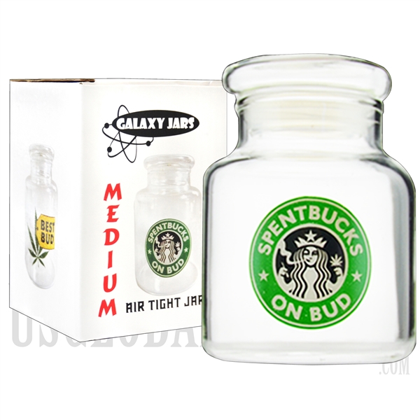 JAR-7-9 4" Medium Air Tight Jar by Galaxy Jars - Spentbucks on Bud