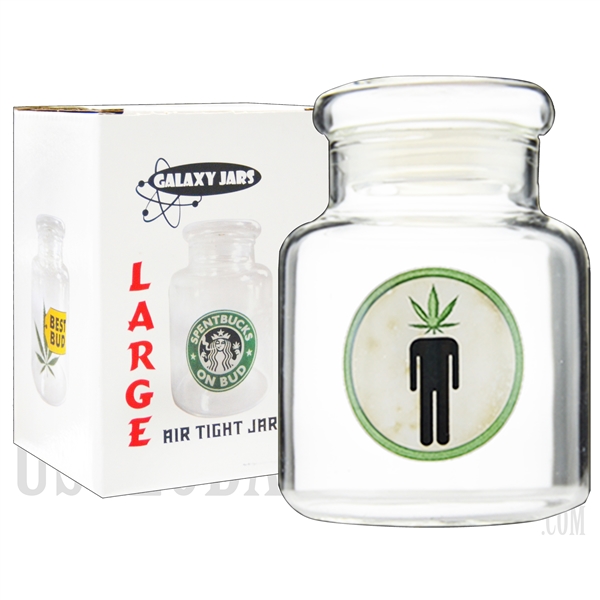 JAR-8-11 4".5 Large Air Tight Jar by Galaxy Jars - Weedhead