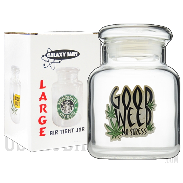 JAR-8-4 4".5 Large Air Tight Jar by Galaxy Jars - Good Weed No Stress