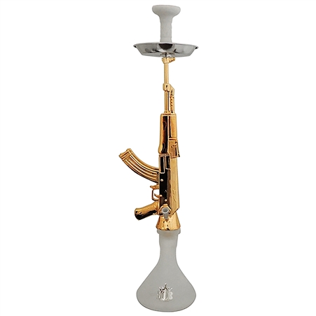 MOB-HK-1045-RG 33" MOB AK-47 Hookah | Rose Gold