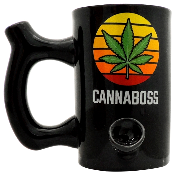 MUG-51 5.5" Cannaboss Large Mug Hand Pipe