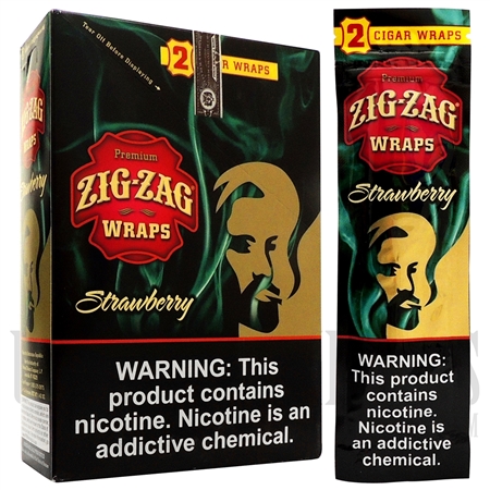 PZZ-1 Premium Zig-Zag Wraps | 25 Packs | 2 Wraps Each Pack | 50 Cigar Wraps