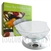SC-129 3Kg W-5800 Glass Top Kitchen Scale with Large Bowl by WeighMax. White