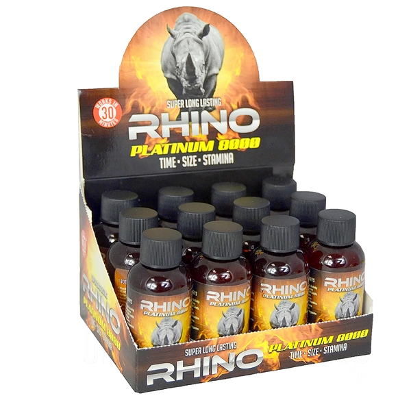 SS-30 2oz Rhino Platinum 8000 Sexual Enhancement Drink | 12pcs