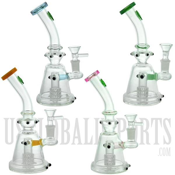 SY-N6 8" Water Pipe + Stemless + Showerhead + Bent Neck + Color