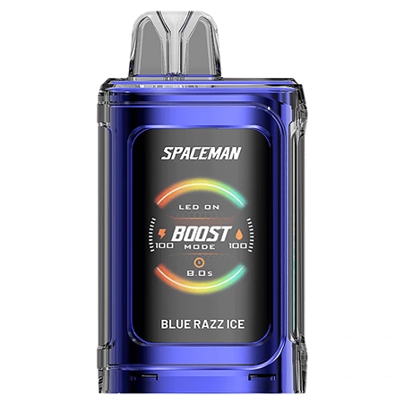 VPEN-1216-BRI Smok Spaceman Prism 20K | 20,000 Puffs | Recharge | 18ML | 5% | 5 Pack | Blue Razz Ice
