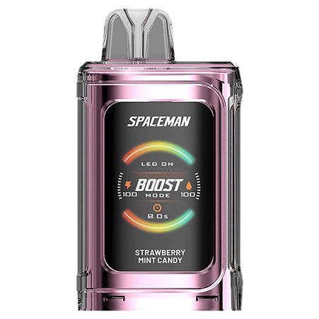 VPEN-1216-SMC Smok Spaceman Prism 20K | 20,000 Puffs | Recharge | 18ML | 5% | 5 Pack | Strawberry Mint Candy