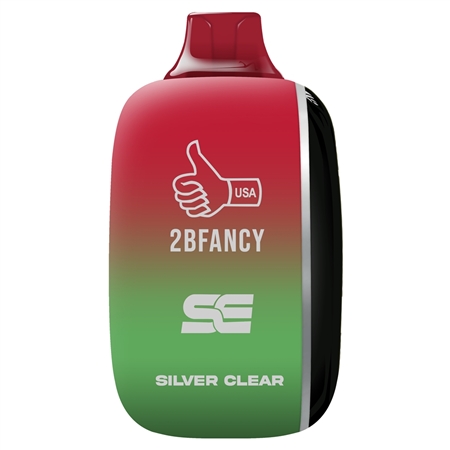 VPEN-1222 2BFancy SE18000 | 18k Puffs | 5ct | Silver Clear Unflavored