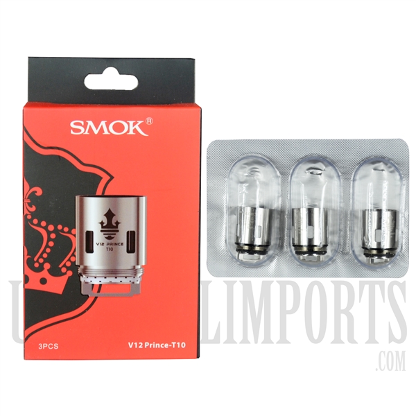 VPEN-697 SMOK V12 Prince-T10 Replacement Coils 3 Pieces