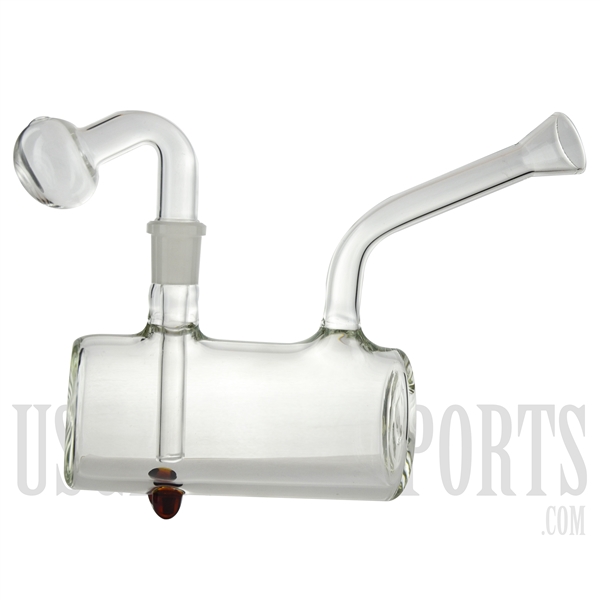 WP-1741 5.5" Oil Burner Water Pipe Glass on Glass