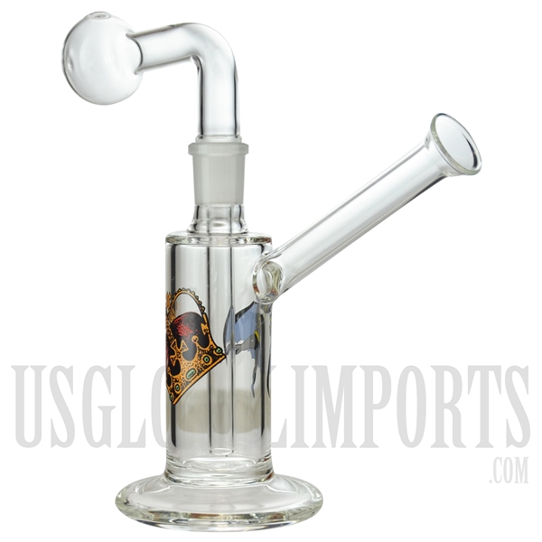 WP-1762 6" Oil Burner + Water Pipe + Decal + Color design