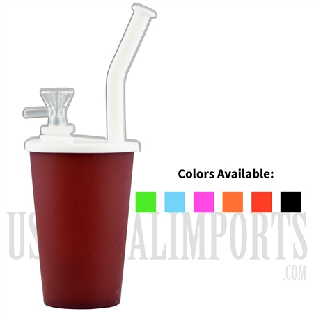 WP-1929 9" Silicone Bubbler Cup. Comes in Different Colors