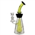 WP-B6012 10" Bougie Water Pipe | Dome Perc + Stemless + Green See-Thru Tint