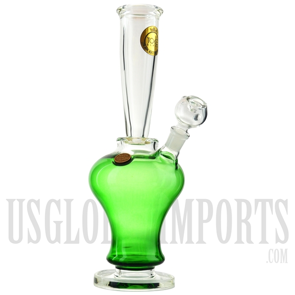 WP-TK158 14.5" Water Pipe + Bubble Shape Body + Fat Neck + TOKE GLASS