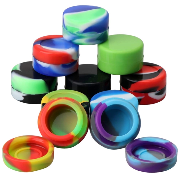 WXC-1 Silicone Wax Container Jar | 18mm x 32mm | 10ct in a Bag