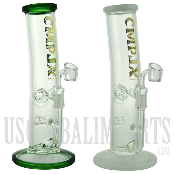 ZW10CB 10" Water Pipe + Stemless + Color + Ice Catcher + CMPLX