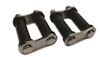 Traditional 2 1/4" Rear Shackles Polished S/S