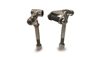 Polished Stainless Steel Adjustable Hot Rod Swivel Perches With Dead Head