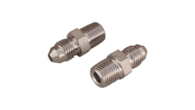 -3 Male to 1/8" Male Stainless Steel AN Fitting