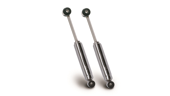 Traditional Chrome Un Covered Hot Rod Shocks Standard Length
