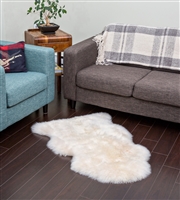 NZ Sheepskin Rug | Champagne Single Sheepskin