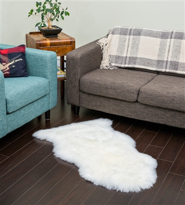 NZ Sheepskin Rug | White Single Sheepskin