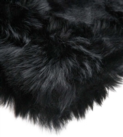 Sheepskin Chair Pad Black