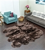 Brown NZ Shearling Rug