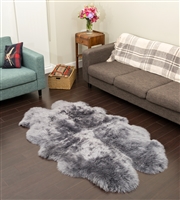 Champagne quad nz sheepskin rug