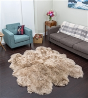 Sheepskin Rug | Sexto Taupe Shearling Rug