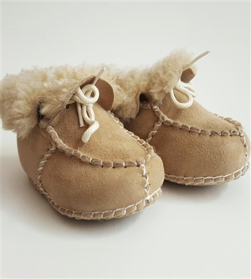 Sheepskin Baby Booties