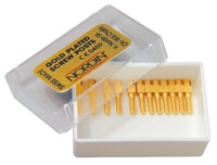 Dental Gold Plated Screw Post 12/PK-Nordin