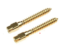 3D Screw Gold Plated Post 12/PK.