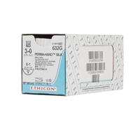 Ethicon Perma-Hand 3/0, 18" Silk Black Braided Non-Absorbable Suture