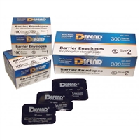 Defend Size #0 Phosphor Plate Barrier Envelopes 100/Box. Made of soft, supple