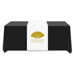 Mandarin Hotels table runner. 24" x 72".