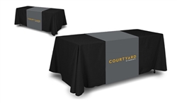 Marriott branded table runner. 24" x 72"