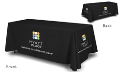 Hyatt branded table covers