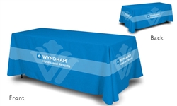 Wyndham logoed table cover, 6'