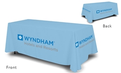 Wyndham Hotels & Resorts logoed table cover, 6'