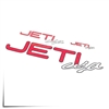 Decal Sheet Jeti USA Red/White 3"/6"/12" (75/150/305mm)