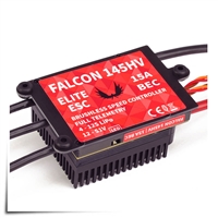 Elite Falcon 145HV/SB 12S/15A Brushless ESC w/Telemetry & Advance Features (Jeti EX, HoTT, S.Bus2)