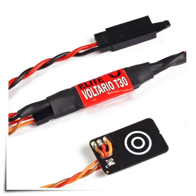 Elite Telemetry Sensor Current/Voltage/Capacity & RC Power Touch Switch Voltario T30 12V/10A (Jeti EX, Graupner HoTT)