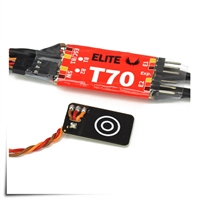 Elite T70 ESC Electronic Dual Power Redundant Switch, Telemetry Expander w/Backup Battery Management (Jeti EX, Graupner HoTT, Futaba S.Bus2, PowerBox)