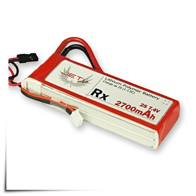 Jeti Receiver Battery Pack 2700mAh 7.4V Li-Poly